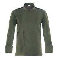 GIACCA CUOCO RAUL GIBLOR'S-VERDE MILITARE